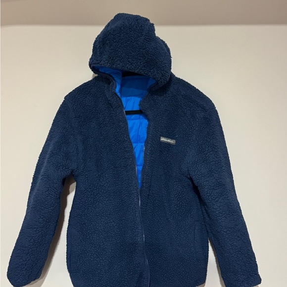 Eddie Bauer Blue Puffer Jacket - Picture 4 of 8